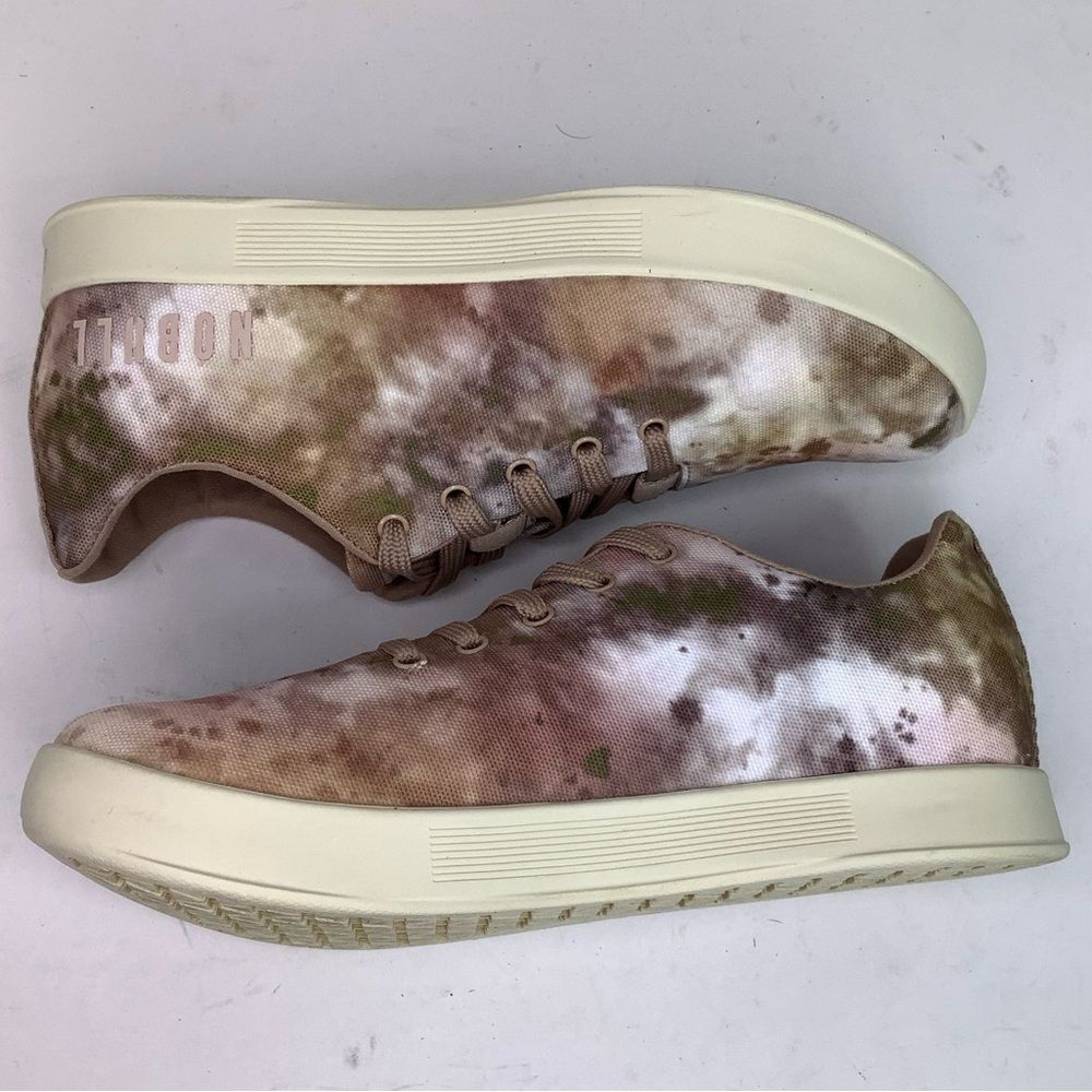 NoBull Tie-Dye Canvas Low Top Trainer Runner Multicolor Women Sneaker Shoes Sz 7 - Picture 6 of 10